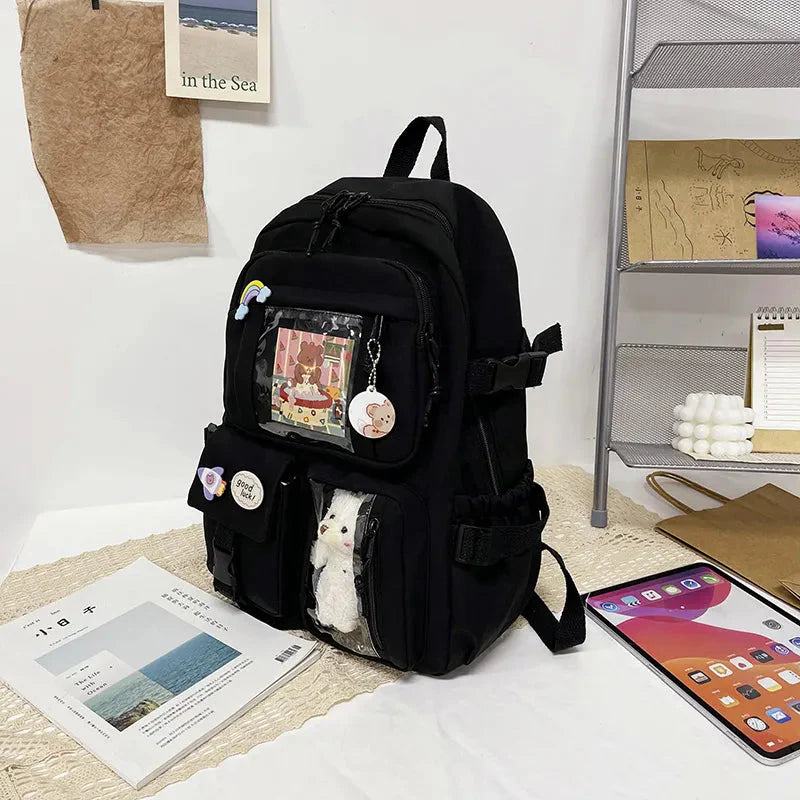 Teddy Multi Pocket School Backpack