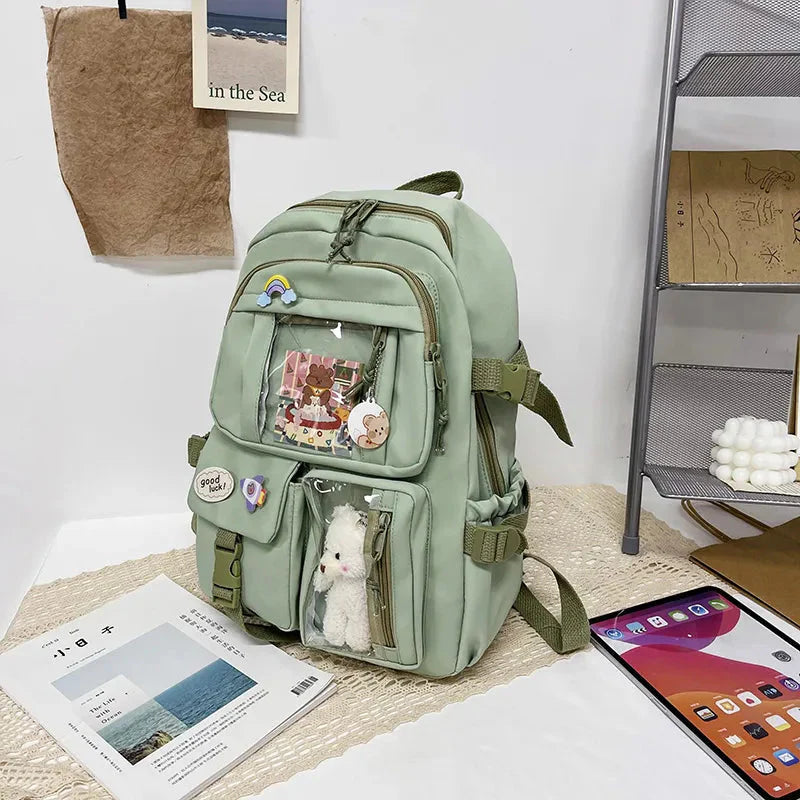 Teddy Multi Pocket School Backpack