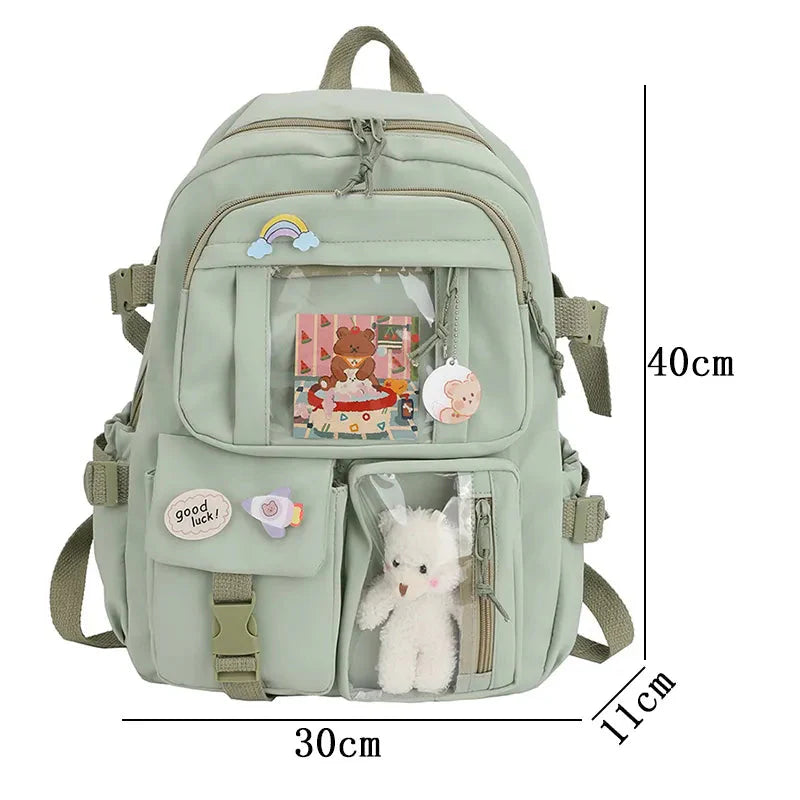 Teddy Multi Pocket School Backpack