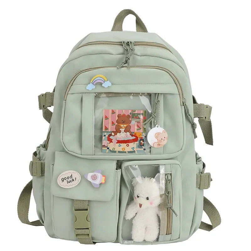 Teddy Multi Pocket School Backpack